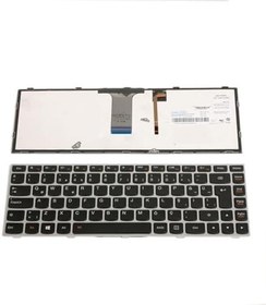 Resim Lenovo T5G1 ile Uyumlu Klavye Siyah Türkçe Işıklı 