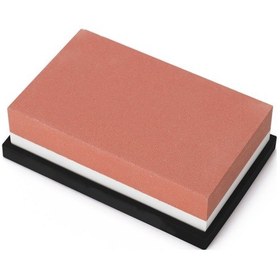 Resim Lemestar Taşınabilir Premium Bileme Taşı, Kaymaz Tabanlı Ev Tipi Bıçak Bileme Aleti,kırmızı 