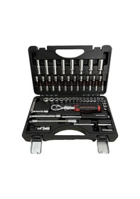 Resim Worldforce 60 Parça S-Ultra 1/4" Uzatmalı Cırcır Lokma Takımı 