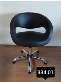 Resim Egeli 334-01 Kuaför Saç Kesim Koltuğu Siyah 