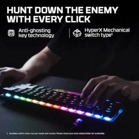 Resim Hyperx Alloy Origins 60 Aqua Mekanik Oyun Klavyesi 