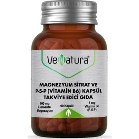 Resim Venatura Magnezyum Sitrat P-5-p Vitamin B6 90 Kapsül 