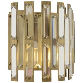 Resim Gallıano Eskitme Boyalı Kristal Taşlı Duvar Lambası Yatak Odası-Y Eskitme 