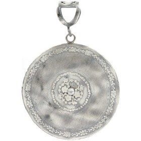 Resim Nusret 925 Ayar Gümüş Yonca Bahçesi Madalyon Kolye Ucu 426862126 