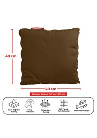 Resim Xpermate Tv Battaniye Yastık Welsoft Battaniye 145x205 Kahvere... 