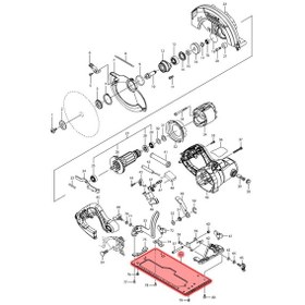Resim Makita HS7601 Alt Tabla Ürün Kodu 346826-9 