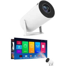 Resim Torima HY300T Lite Taşınabilir Sinema Projektörü Ev Sineması Bluetooth Android 11 Akıllı Projeksiyon Wifi 