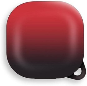 Resim GPACK Samsung Galaxy Buds 2 uyumlu Kulaklık Kılıfı Kancalı Çift Renk Sert Plastik SF8 Kırmızı 