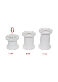 Resim Gülormanürünleri Liz Jumbo Baza Ayağı Beyaz 6Cm 