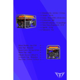 Resim Megasan Power Benzinli Jeneratör MPJ-4000 