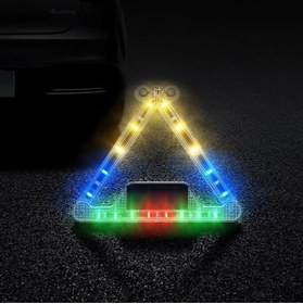 Resim redmud teknoloji Acil Durum Üçgen Araba Uyarı Led Lambası Kaza Uyarı Işığı Reflektör Kumandalı 