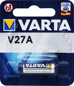 Resim Varta 27A 12 Volt Alkalin Para Pil Tekli 