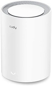 Resim Cudy M1800 AX1800 Wi-Fi 6 Mesh Sistemi, Tüm Ev için Kesintisiz İnternet, Gigabit VPN Router, Ebeveyn Kontrolü, Güvenli DNS (1'li Paket) 