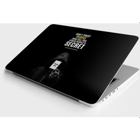 Resim Laptop Sticker Bilgisayar Notebook Pc Kaplama Etiketi Trust Me 