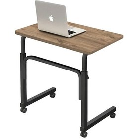 Resim Yükseklik Ayarlı Laptop Sehpası Ve Çalışma Masası - Ceviz A3 Ceviz 