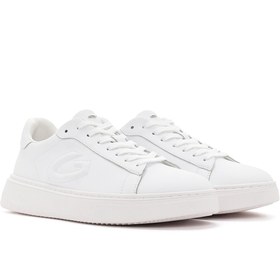 Resim Alberto Guardiani Erkek Beyaz Winner Deri Sneaker - Beyaz / 4 