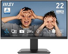 Resim MSI Pro MP223 E2 21.5" 1920x1080 FHD 100 Hz 1 MS HDMI DP Adaptive Sync Led Monitör 