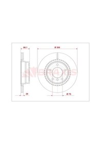 Resim Bmw 120d E87 Arka Fren Diski 2004-2011 Braxıs Ae0809 2adettir 