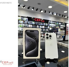 Resim Apple iPhone 15 Pro İkinci El TR | 256 GB | Beyaz 