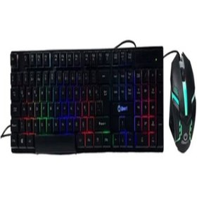 Resim Qpart GM14 Işıklı Oyuncu Klavye & Mouse Set 