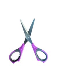 Resim Kolay Tutmaçlı Çelik Çocuk Makası 14 Cm - Mor 