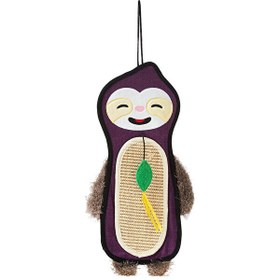Resim GiGwi Catnipli Sloth Tembel Hayvan Peluş Kedi Oyuncağı 7531 