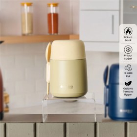 Resim Kitchen Yemek Termosu - Bej - 500 ml 