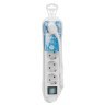 Resim S-LINK SPG-F05, 5 Soket, Akım Korumalı Priz, 1.5Mt Kablo, 306 Joule (Beyaz) 