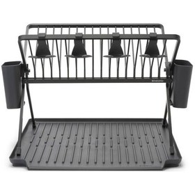 Resim Tantitoni Koyu Gri Katlanabilir Büyük Bulaşıklık 