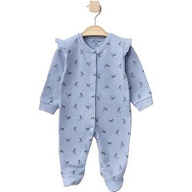 Resim Aziz Bebe Bebek Tulum 6925 Mor 