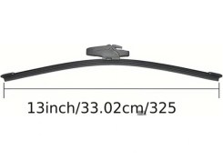 Resim Turcoshop11 13 İnç Universal Tek Parça Arka Silecek, Dayanıklı Ve Sessiz U Tabanlı Oto Süpürge 