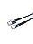 Resim LS63 100CM Hasir Type-C Usb Kablo T7648 Mavi 