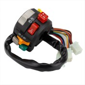 Resim Gcp Like Motosiklet Evrensel 22MM Gidon Anahtarı 7 Fonksiyonları Gidon Modifikasyon Anahtar Tertibatı (Yurt Dışından) 