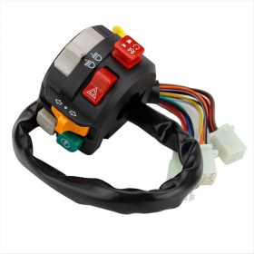 Resim Gcp Like Motosiklet Evrensel 22MM Gidon Anahtarı 7 Fonksiyonları Gidon Modifikasyon Anahtar Tertibatı (Yurt Dışından) 