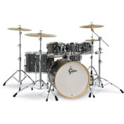 Resim Gretsch CM1-E826P-BS Cat Maple 7 Parça Akustik Davul (Black Stardust) 