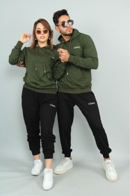 Resim classy moda Eşofman Takımı - 2lü - Alt-üst - Yaka Kapşonlu - Fıyat Tek Kişilik - Kumaş 3 Ipilik 