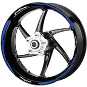 Resim Deeb Pulsar Jant Şeridi Reflektif Mavi Beyaz Model S N11.69940 