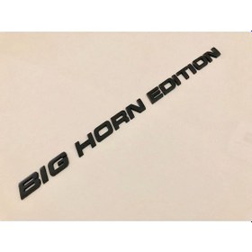 Resim Big Horn Edition Boşluklu Piano Black Bagaj Yazısı 3m 3d Abs Honda Legend 