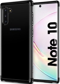 Resim Spigen Galaxy Uyumlu Note 10 Kılıf Neo Hybrid Nc Black 