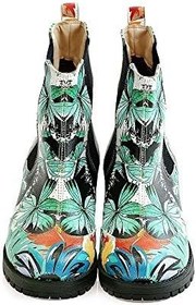 Resim Turquoise Flowers Kısa Bot WLAS113 