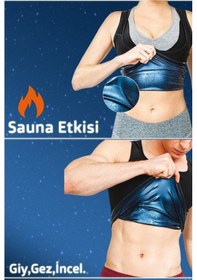 Resim Polimer Kaplama Askılı Termal Atlet Sweet Sweat Atlet Siyah 