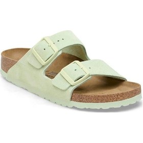Resim Birkenstock Arizona Kadın Terlik - Lime Yeşil 