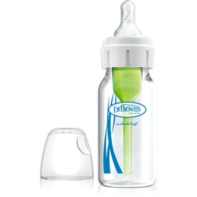Resim 120 ml Dar Ağız Antikolik Options+ Cam Biberon, Tekli Paket 