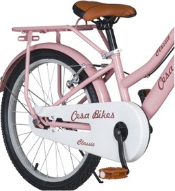 Resim Cesa Bisiklet Cesa Bikes Bagajlı Demir Çamurluk 20 jant 7-10 Yaş Pastel Pembe Çocuk Bisikleti 