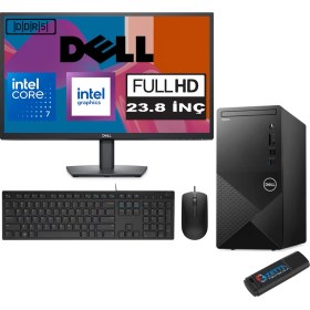 Resim Dell Vostro 3030 MT Intel Core i7 12700 23.8" 96 GB 2 TB SSD 730 FreeDOS Masaüstü 23N3030I7EMEAU04 - Zetta USB Bellek 
