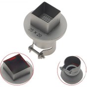 Resim Konesam Bga Isı Fırını Ucu - Kuzey-güney Köprü Gerekli Tamiri İçin 20x20mm Krom Kupro-titanyum Allüminyum Ağı İçeren Tamir Aracı 