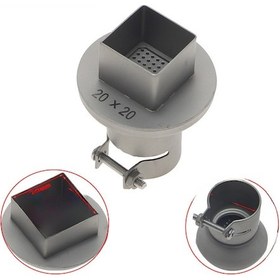 Resim Konesam Bga Isı Fırını Ucu - Kuzey-güney Köprü Gerekli Tamiri İçin 20x20mm Krom Kupro-titanyum Allüminyum Ağı İçeren Tamir Aracı 