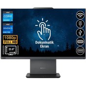 Resim Lenovo ThinkCentre Neo 50A 12SC001LTR-ATL9 i5-13420H 32 GB 512 GB M.2 SSD 23.8" Dos Touch AIO Bilgisayar 