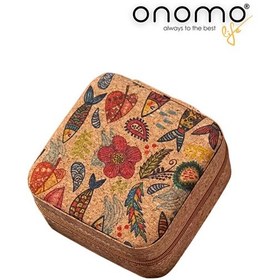 Resim Life Takı Kutusu, Düzenleyici Takı Organizeri Balık Desenli Kahverengi 