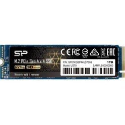 Resim Silicon Power US70 1TB 5000MB/S-4000MB/S Nvme Pcıe M.2 SSD (SP01KGBP44US7005) 